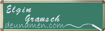 Elgin Gramsch Visitenkarte
